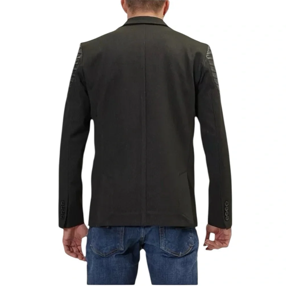 🔥 🆕 RNT 23 RON TOMSON Modern Shoulder Moto Cross Shoulder Sports Coat - Black M